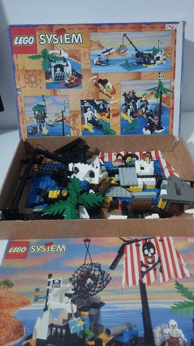 LEGO System 6296 Barco de Piratas (Caixa + Lego + Manual) - COMPLETO