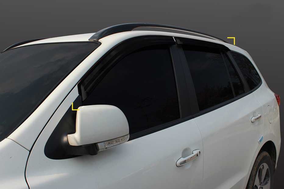 Вітровики Ветровики Дефлектори на вікна Hyundai Santa Fe 2006-2012 р.в