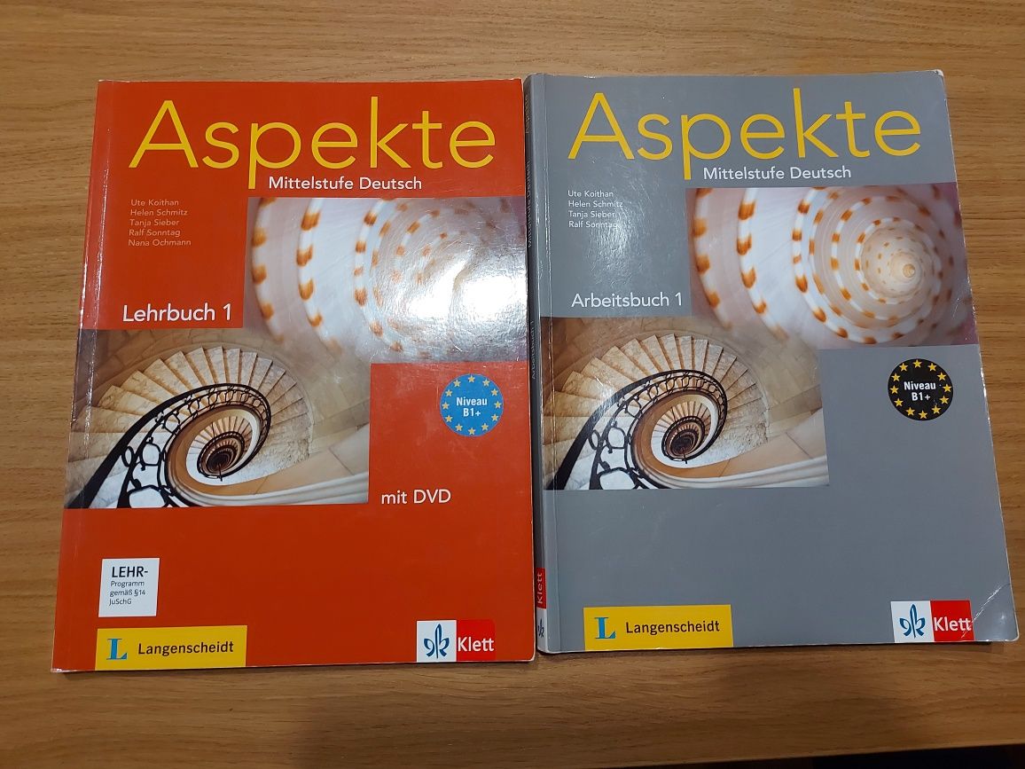 Aspekte Mittelstufe Deutsch lehrbuch und kursbuch 1 B1+ Klett