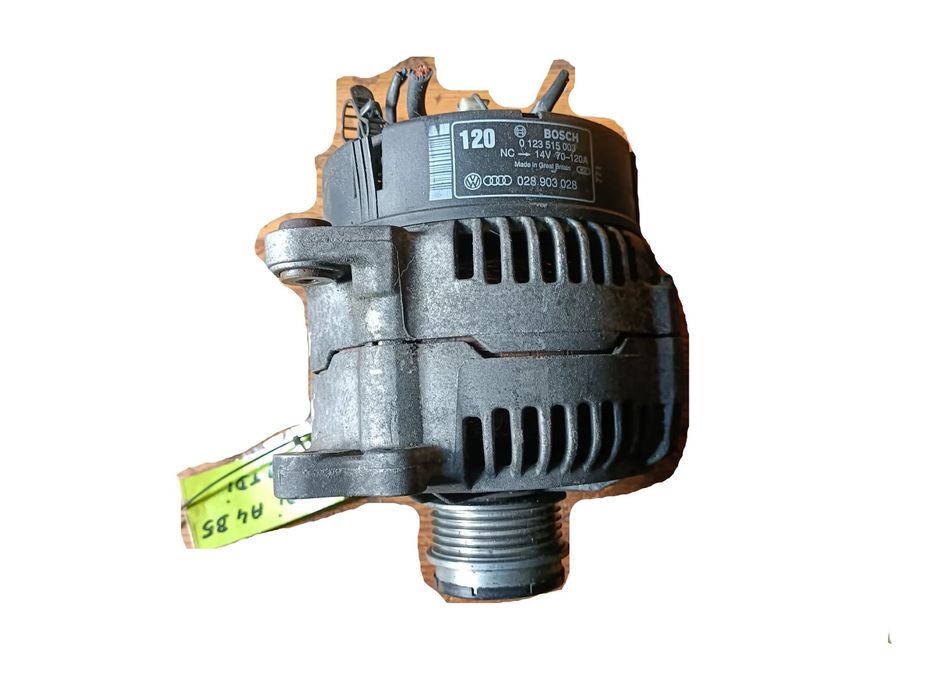 AUDI A4 B5 94-01 r. 1,9 TDI ALTERNATOR BOSCH 0123515003 120A +