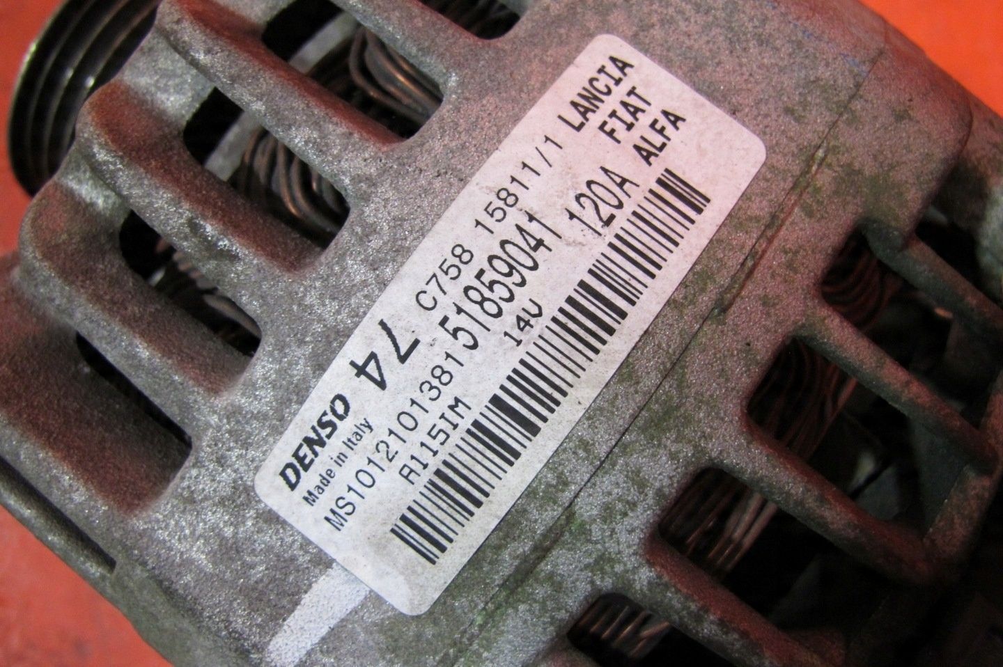 FIAT 500 312 1.2 8V 169A4000 LANCIA ALFA ROMEO ALTERNATOR 51859041