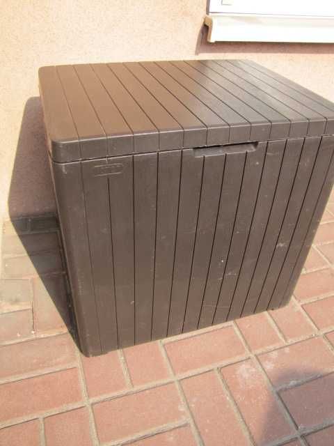 Keter City Box pudełko do przechowywania brąz 113L idealne na balkon