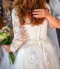 Suknia ślubna biała na 155cm