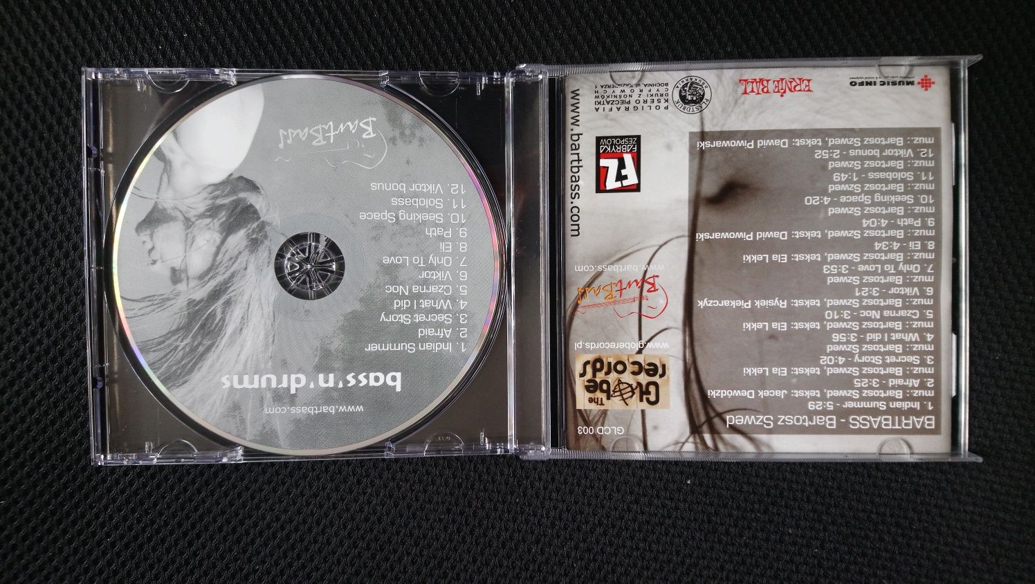 Bart Bass (Bartek Szwed) "bass'n'drums" CD