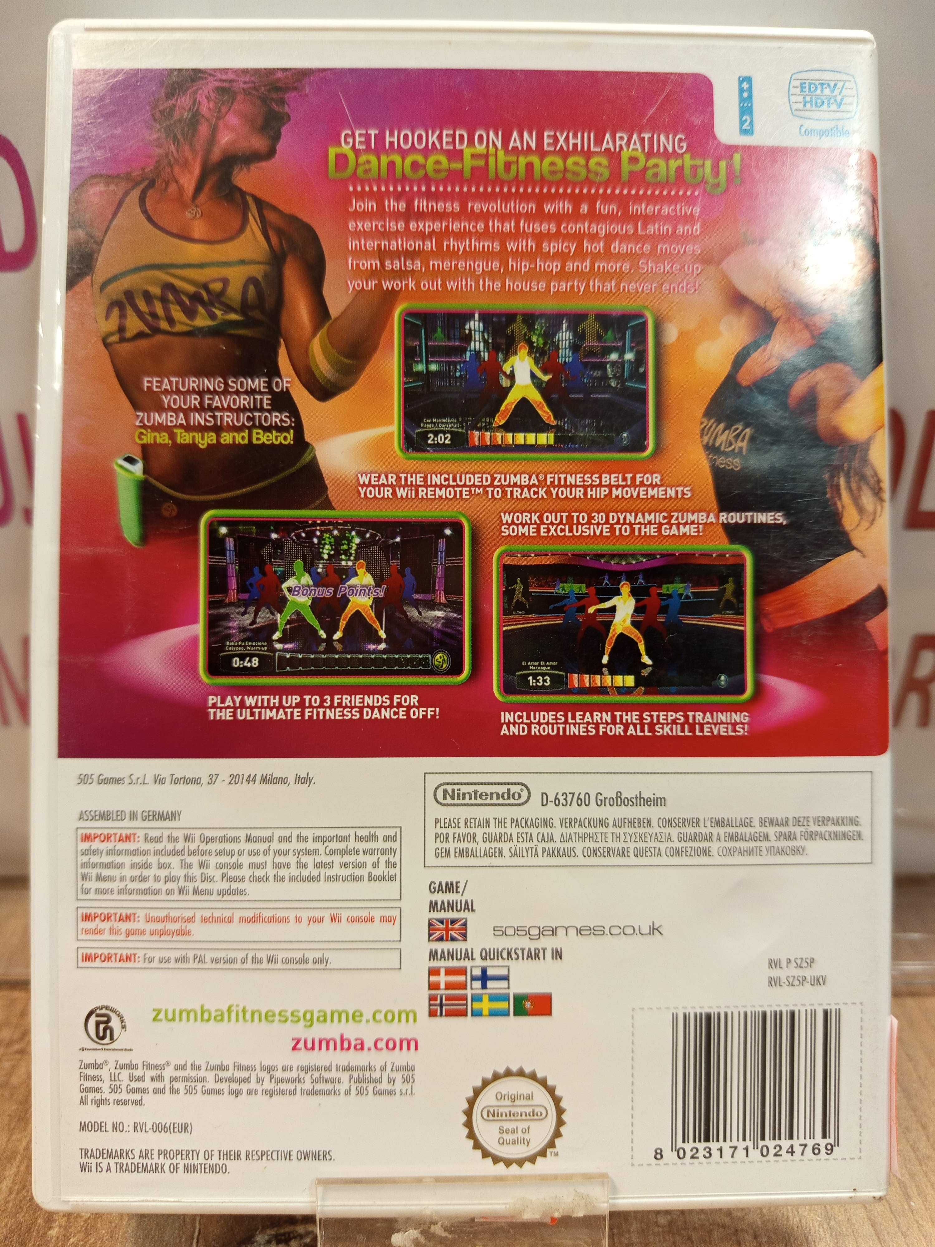 Zumba Fitness Wii, Wysyłka Wymiana