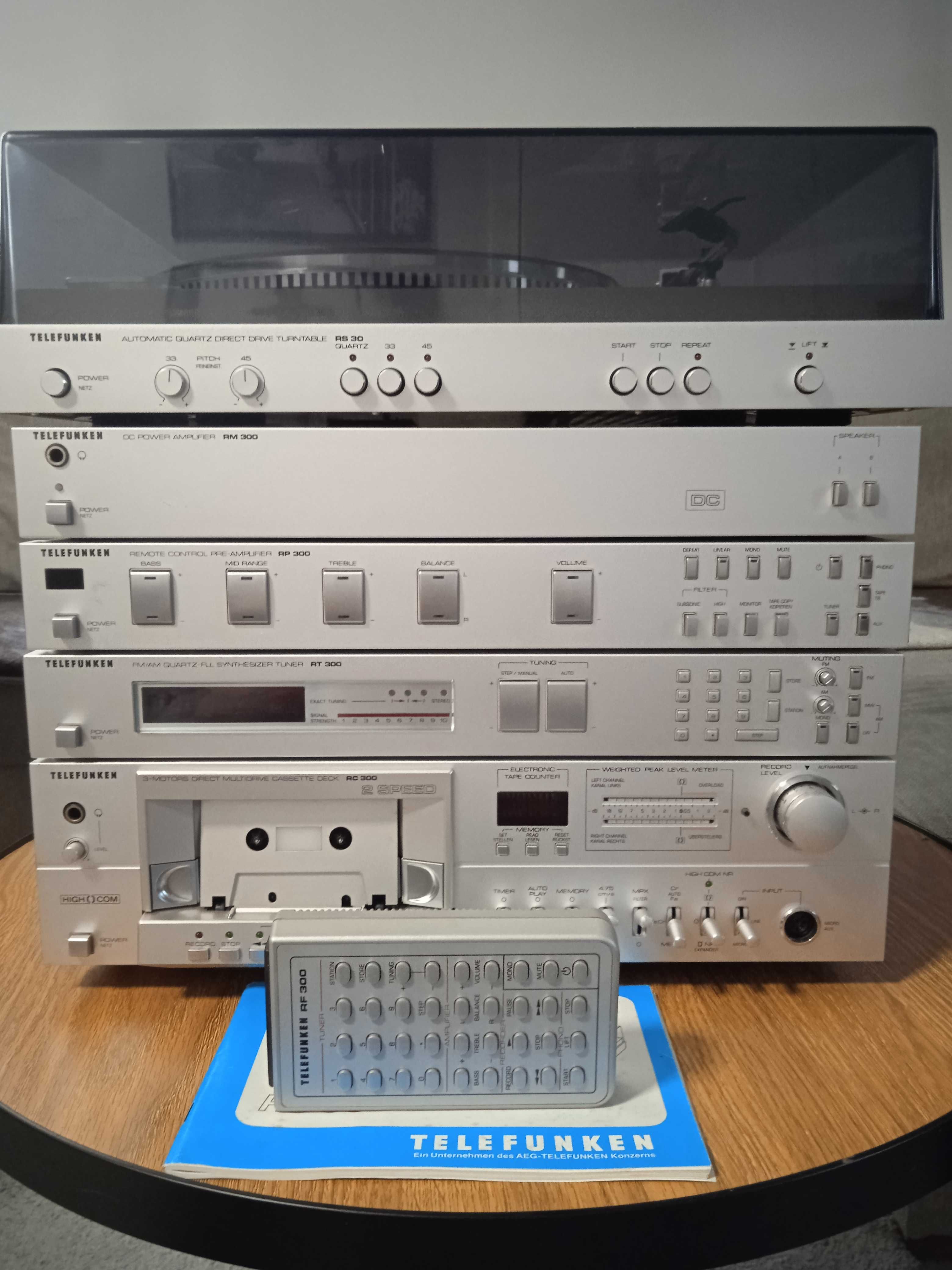 Zestaw Telefunken T-3000: RP 300/RM 300/RT 300/RC 300/RF300/RS 30