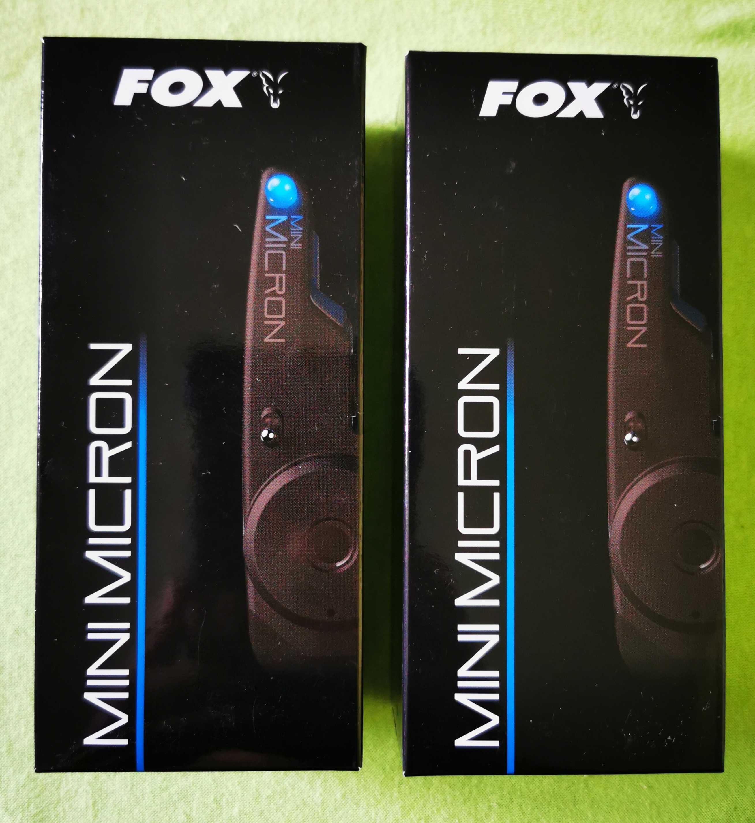Sygnalizatory Fox Mini Micron  Blue Niebieski 2szt Baterie Gratis!