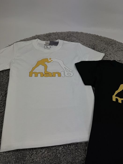 Футболка Manto Classic чорна біла усі розміри манто