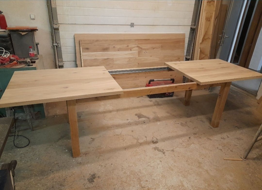 Stół z litego drewna , dębowy, jesionowy
