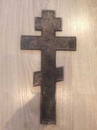 православный старинный крест 19 век серебро покрытие
