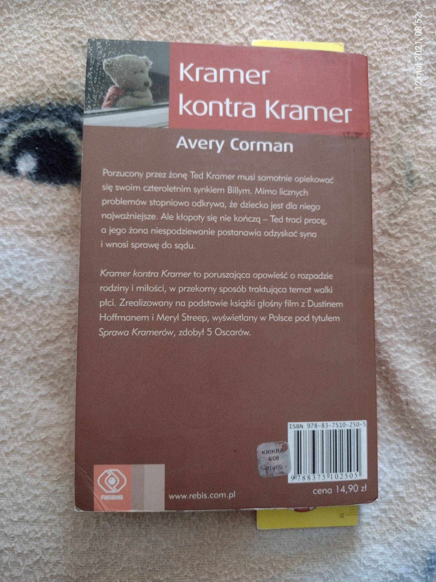 Książka Kramer kontra Kramer Avery Corman