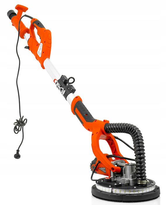 SZLIFIERKA ŻYRAFA DO GIPSU Gładzi Tynku Tynków LED Wysięgnik Składana