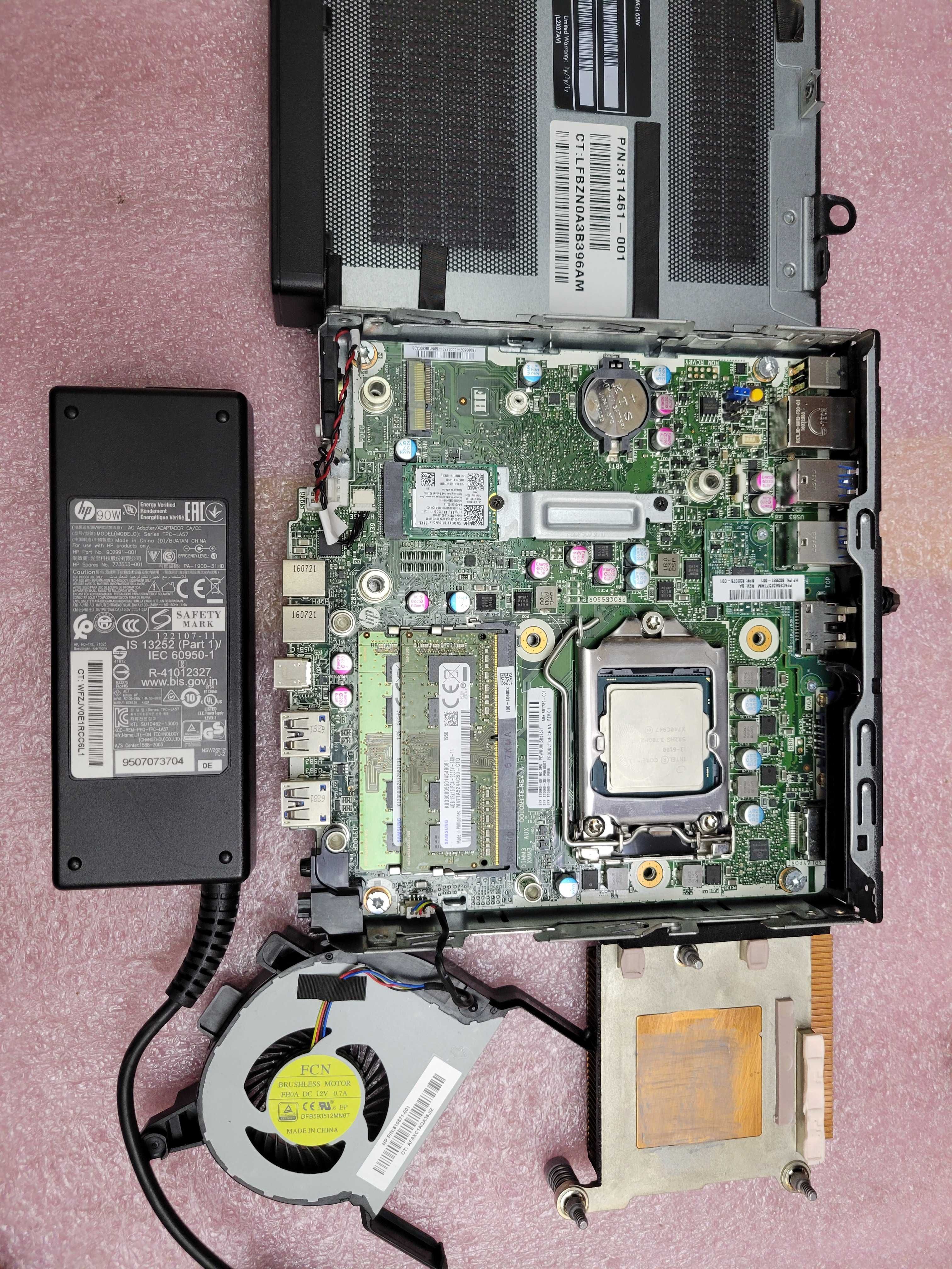 HP EliteDesk 800 G2 i3-6100 65W 8/128Gb компьютер неттоп запчасти