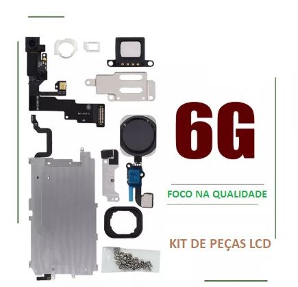 Conjunto / Kit de peças do ecrã / LCD para Iphone 6