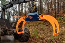 Chwytak zrywkowy do drewna gałęzi R27 34 FK MACHINERY przyczepa leśna