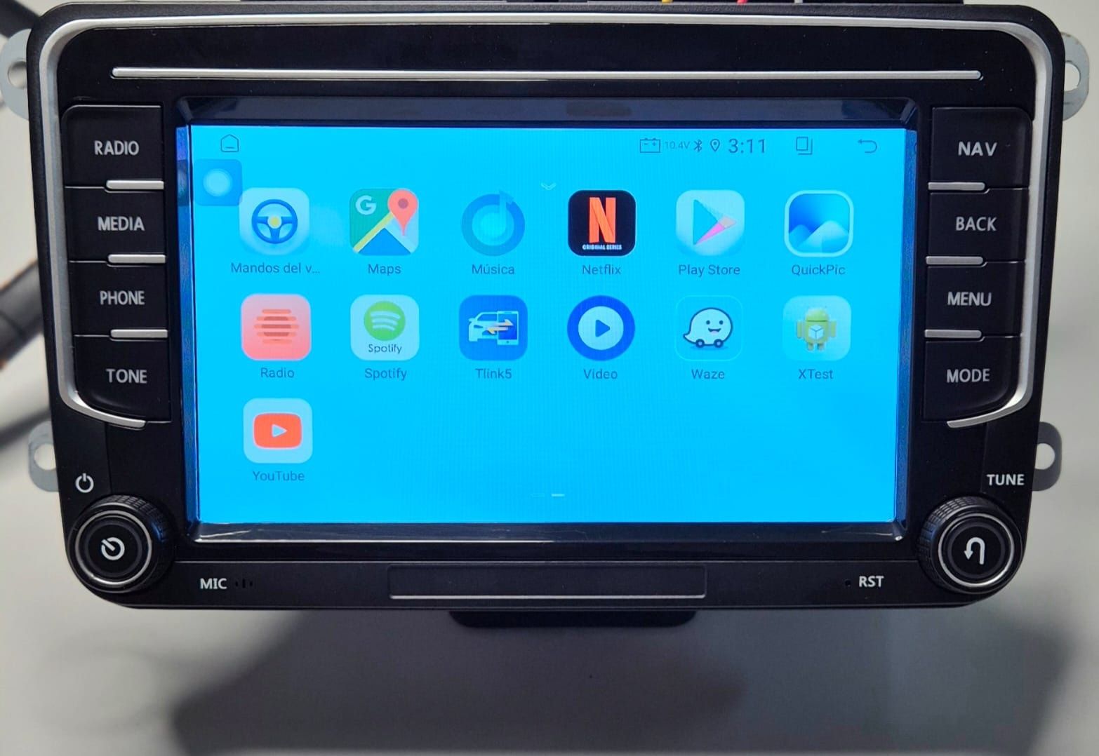 Rádio Android para VW/Skoda/Seat