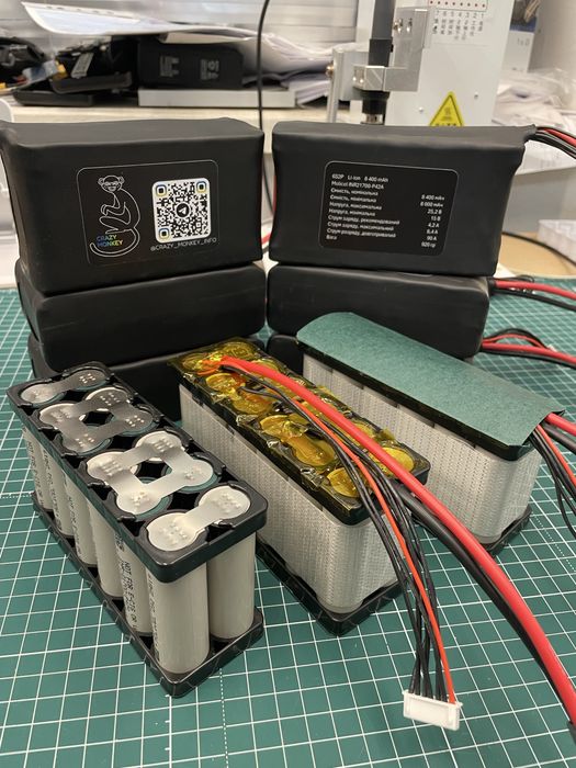 Акумулятор для дрона FPV 6s2p Molicel P42A 90А 8400мАг