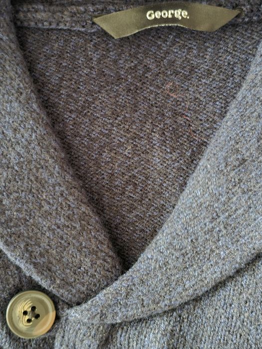 granatowy męski sweter George rozmiar L ok. 52