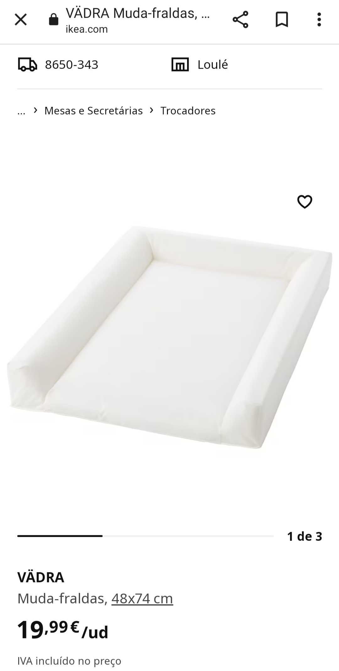 Muda fraldas IKEA