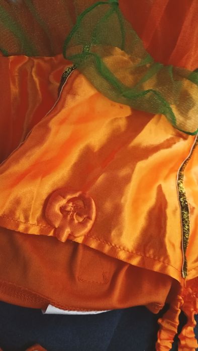 Sukienka dynia. Przebranie na halloween. Strój dynia. Halloween.