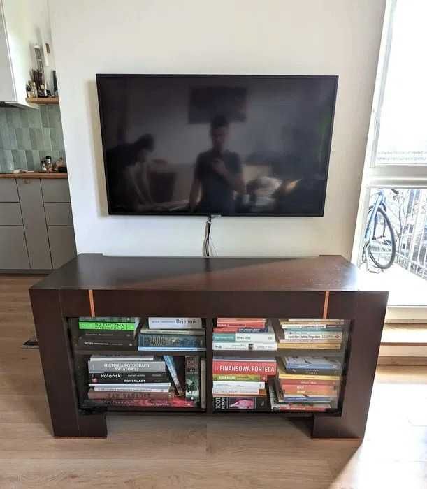Meble VOX Modern regał komoda szafka RTV stolik podśwetlane stan BDB!