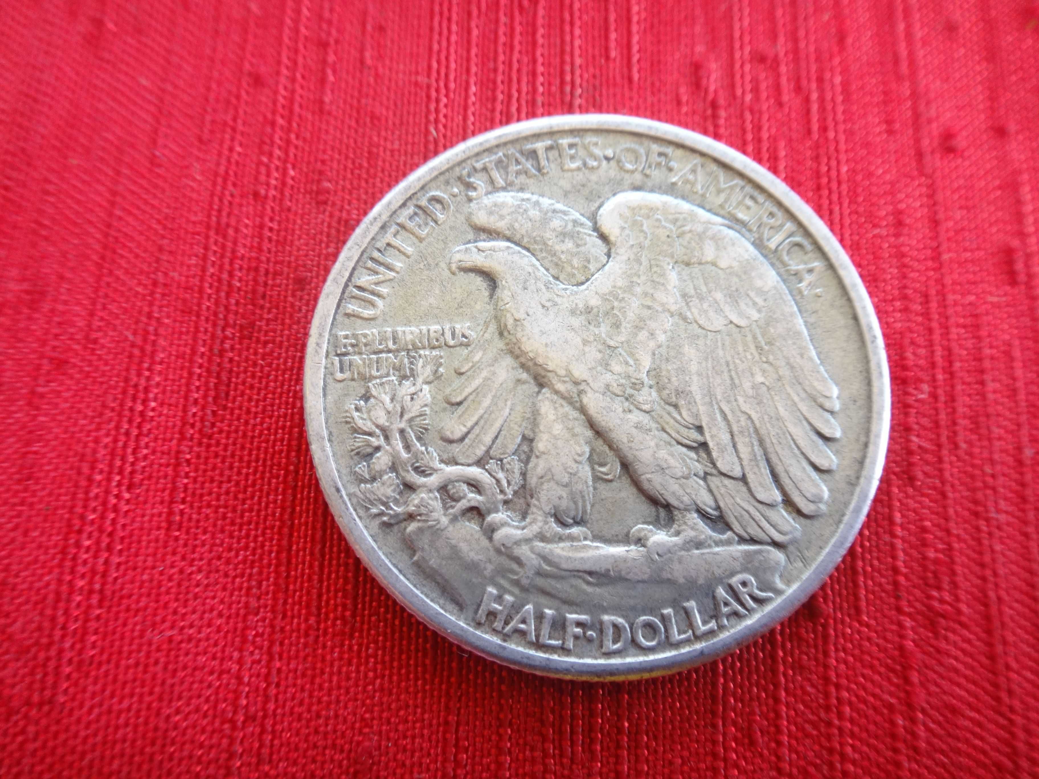 Srebrna moneta   1/2 dolara  USA  1941