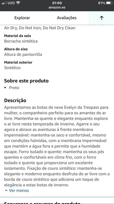 Botas de neve para mulher, impermeáveis, para o inverno