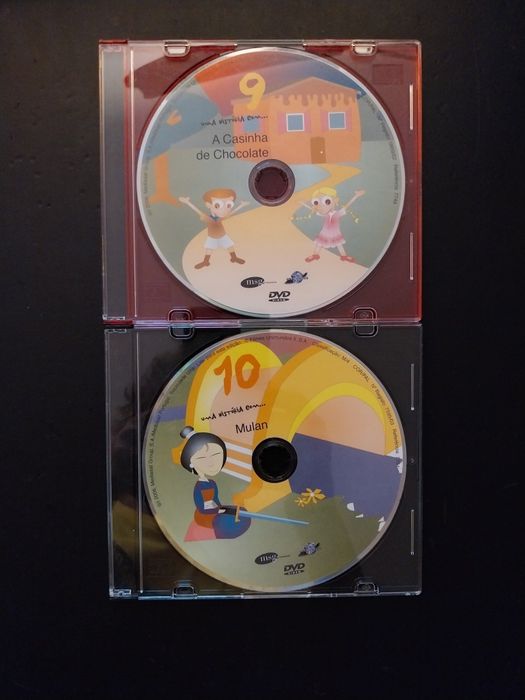 Conjunto DVD'S de histórias infantis