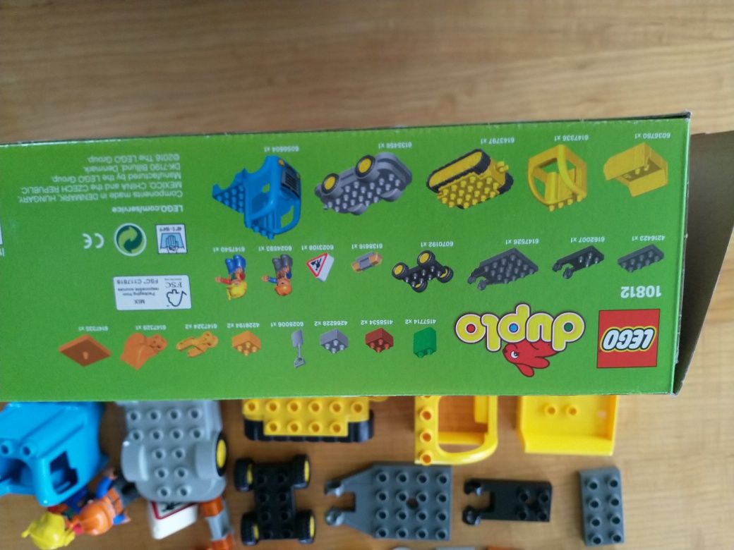 LEGO Duplo 10812 ciężarówka i koparka gąsienicowa