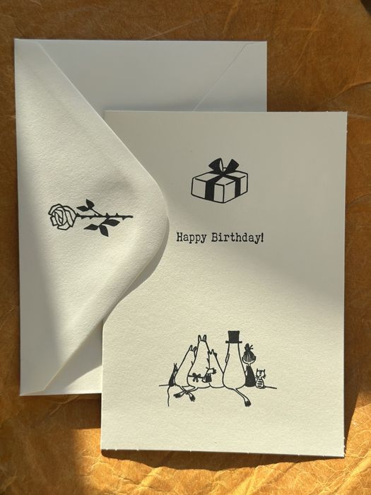 Kartka urodiznowa urodziny prezent Muminek Muminki