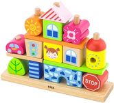 Деревʼяні іграшки Городок Viga toys. Пірамідка Cubika