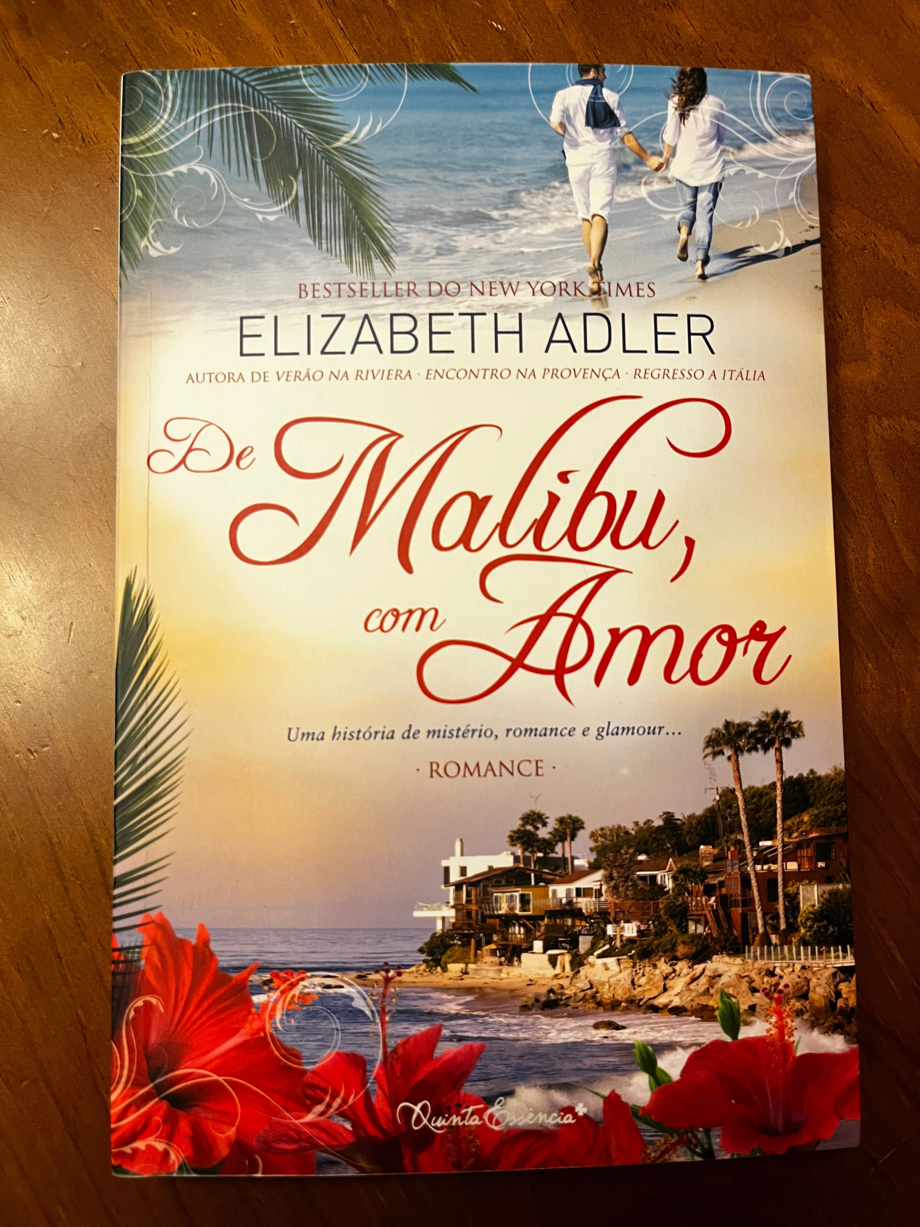 Livro "De Malibu com Amor" de Elizabeth Adler