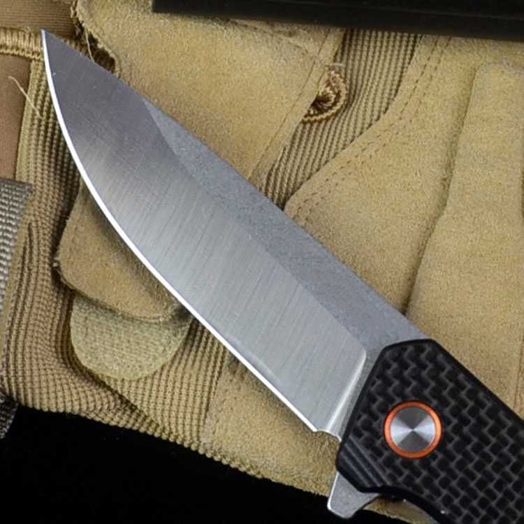 Нож Liberty Wolf, сталь D2, карбон, осевой подшипник, ніж складний EDC