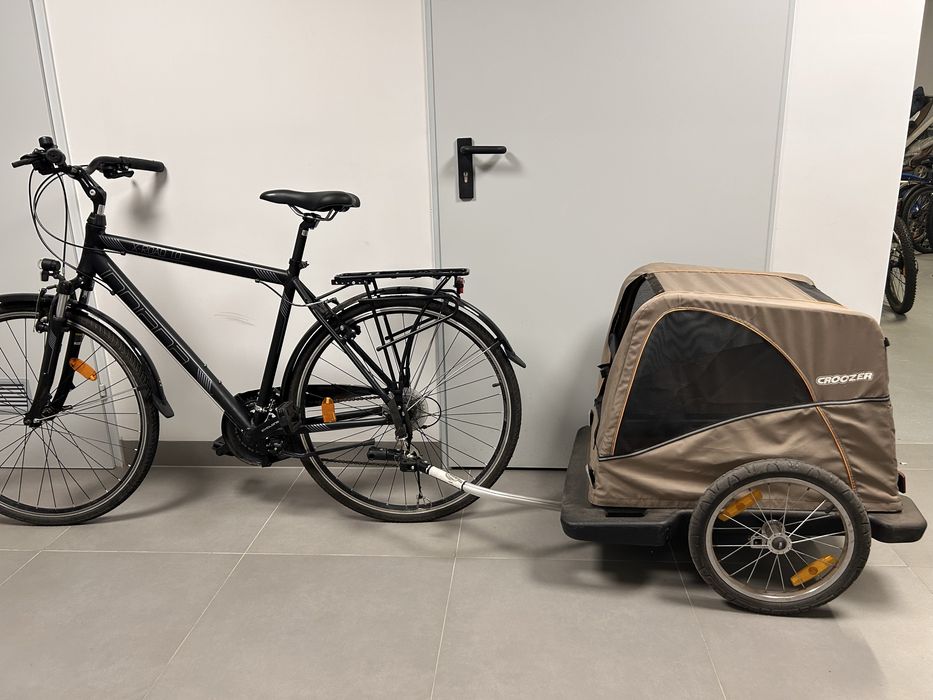 Przyczepka rowerowa dla psa