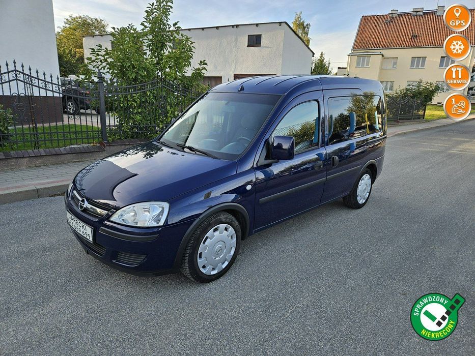Opel Combo Opłacony Zdrowy Zadbany Serwisowany z Klima Navi Po Serwisie 1 WŁ