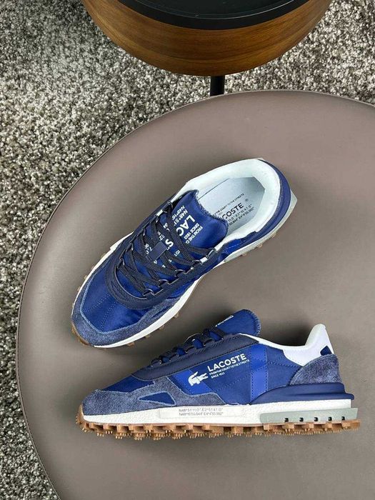 Чоловічі кросівки лакоста Lacoste Elite Active PRM Navy White [41-45]