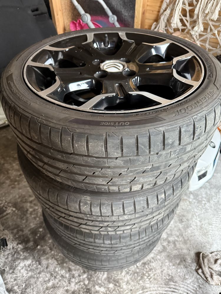 Piękne koła 17 + nowe opony, Citroen DS3, oryginał