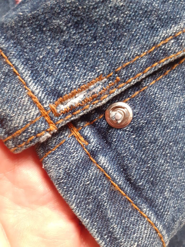 Kurtka jeansowa 122/128 cm katana dżinsowa dziewczęca