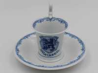 Filiżanka Miśnia MEISSEN mokka z herbem MEISSEN 1934- 1945r. unikat