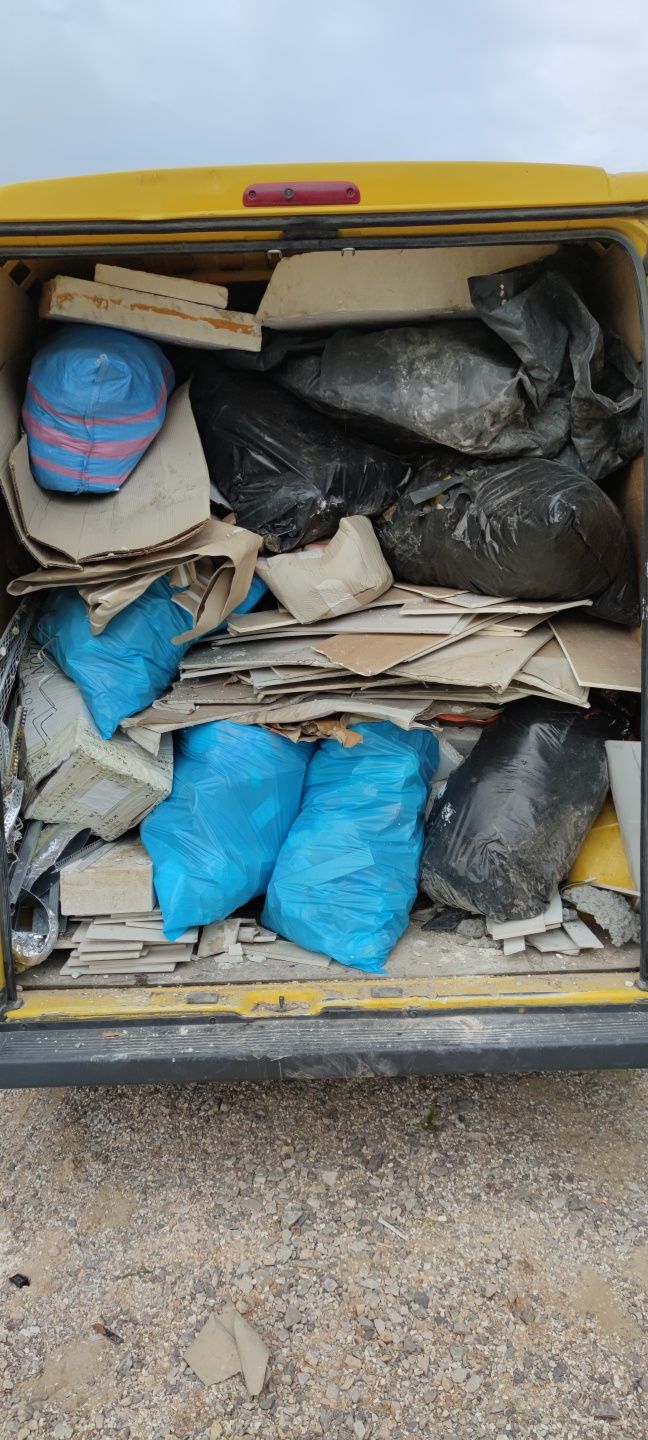 Wywóz śmieci papy gruz wełny odpadów rozbiórki wycinka drzew transport