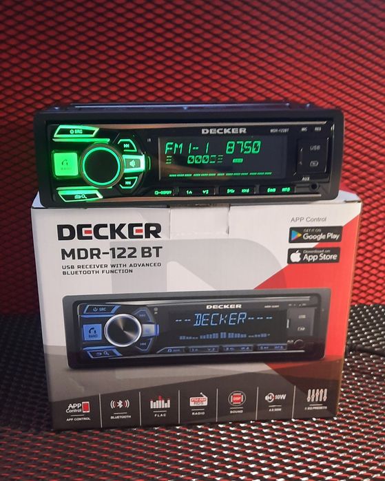 Автомагнітола DECKER MDR-122 BT DSP Bluetooth