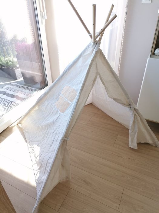 Namiot boho tipi sesja fotograficzna