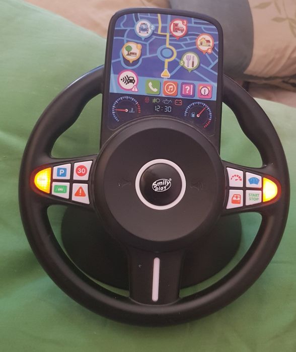 Kierownica interaktywna Smily Play, edukacyjna dla dziecka