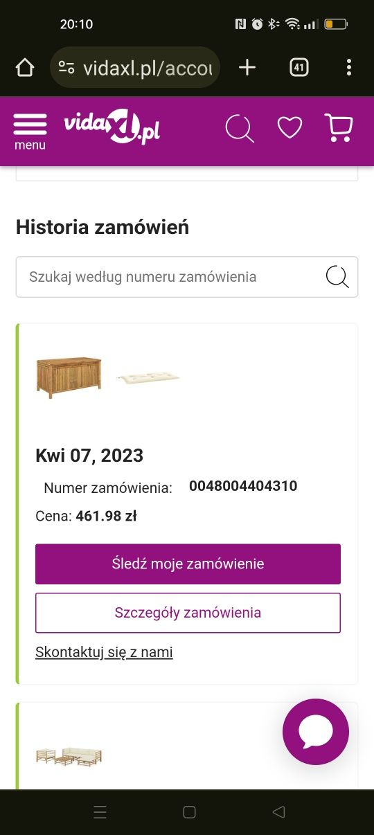Zestaw mebli tarasowych