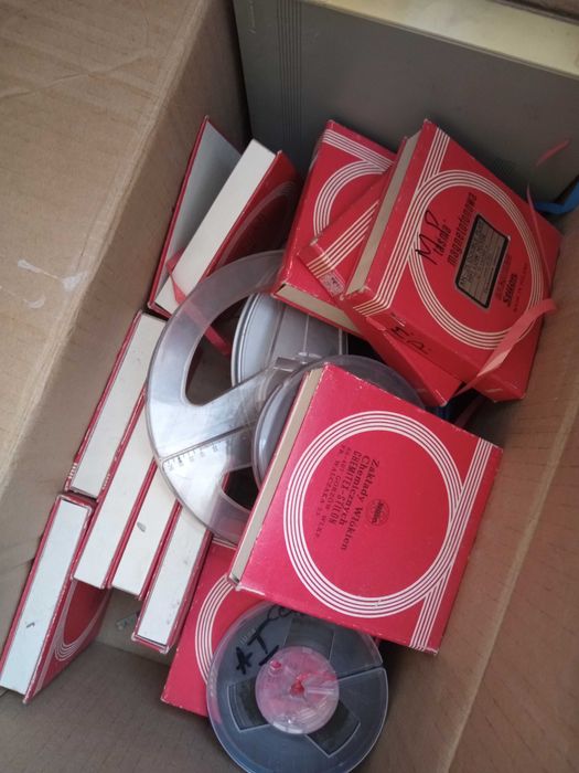 Magnetofon szpulowy Tandberg series 84 plus zestaw taśm Stilon