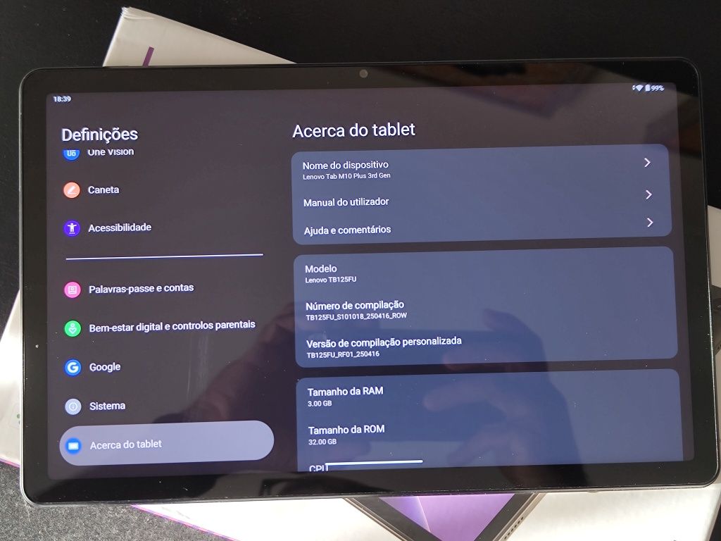 Tablet Lenovo Tab M10 Plus 3GB/32GB