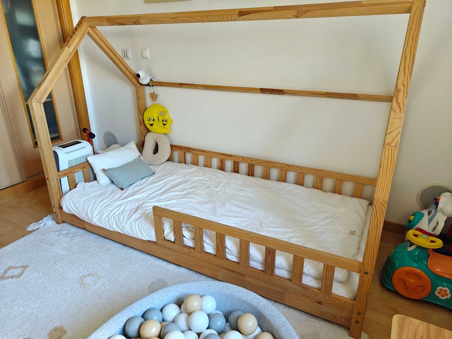 Cama Criança Mon Lit Cabane - Casinha 90x190 (com colchão)