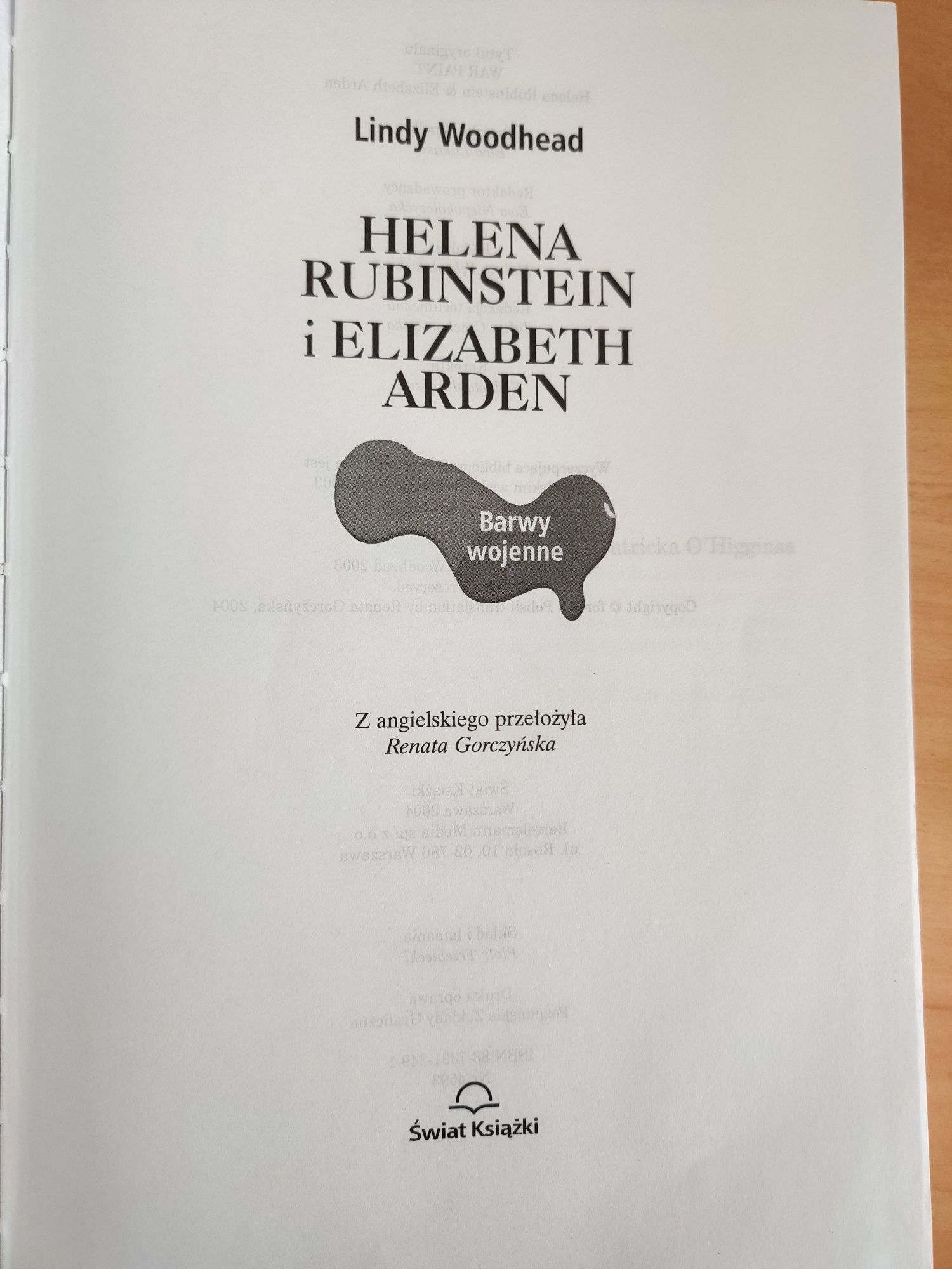 Helena Rubinstein i Elizabeth Arden. Lindy Woodhead