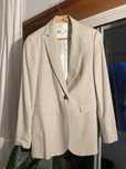 Blazer bege Zara tamanho S