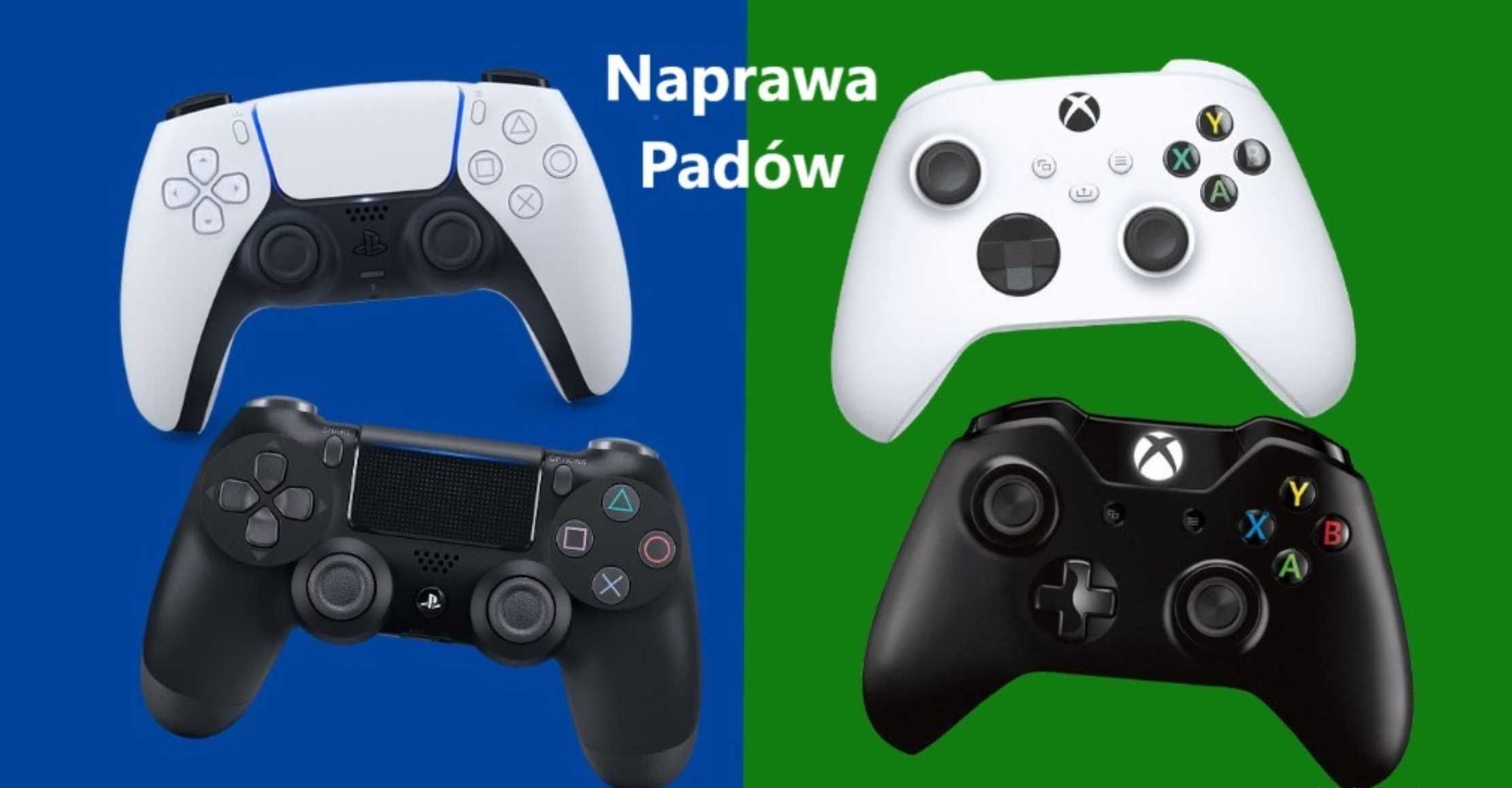 Naprawa padów ps4 ps5 Xbox one Xbox series